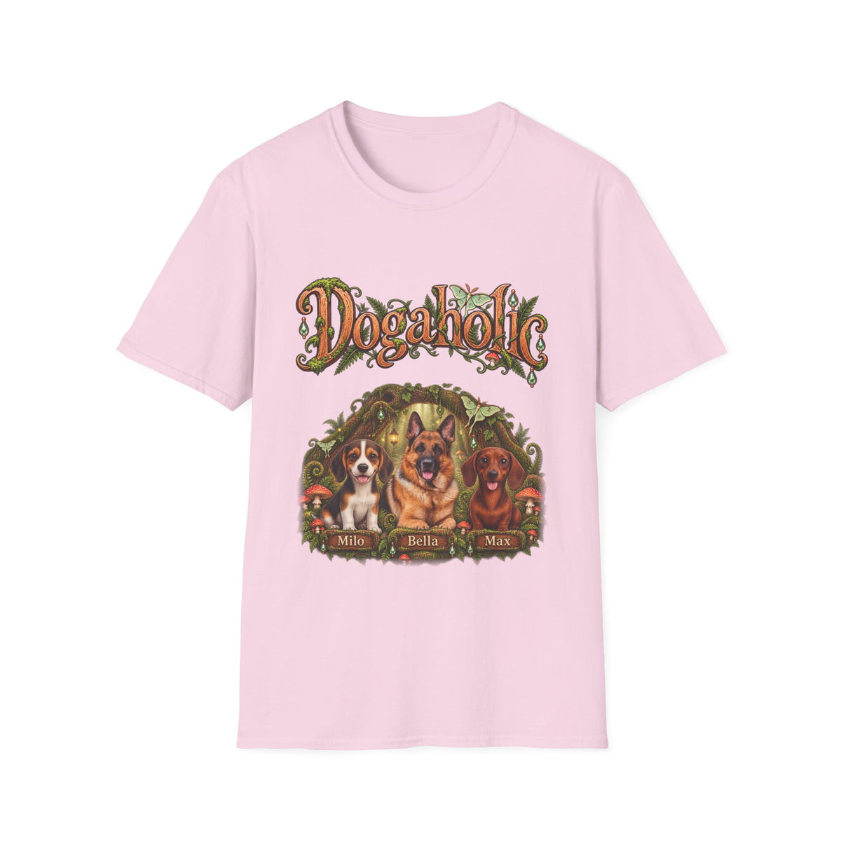Personalized Graphic Tee – Dogaholic Enchanted Forest – Foto 19