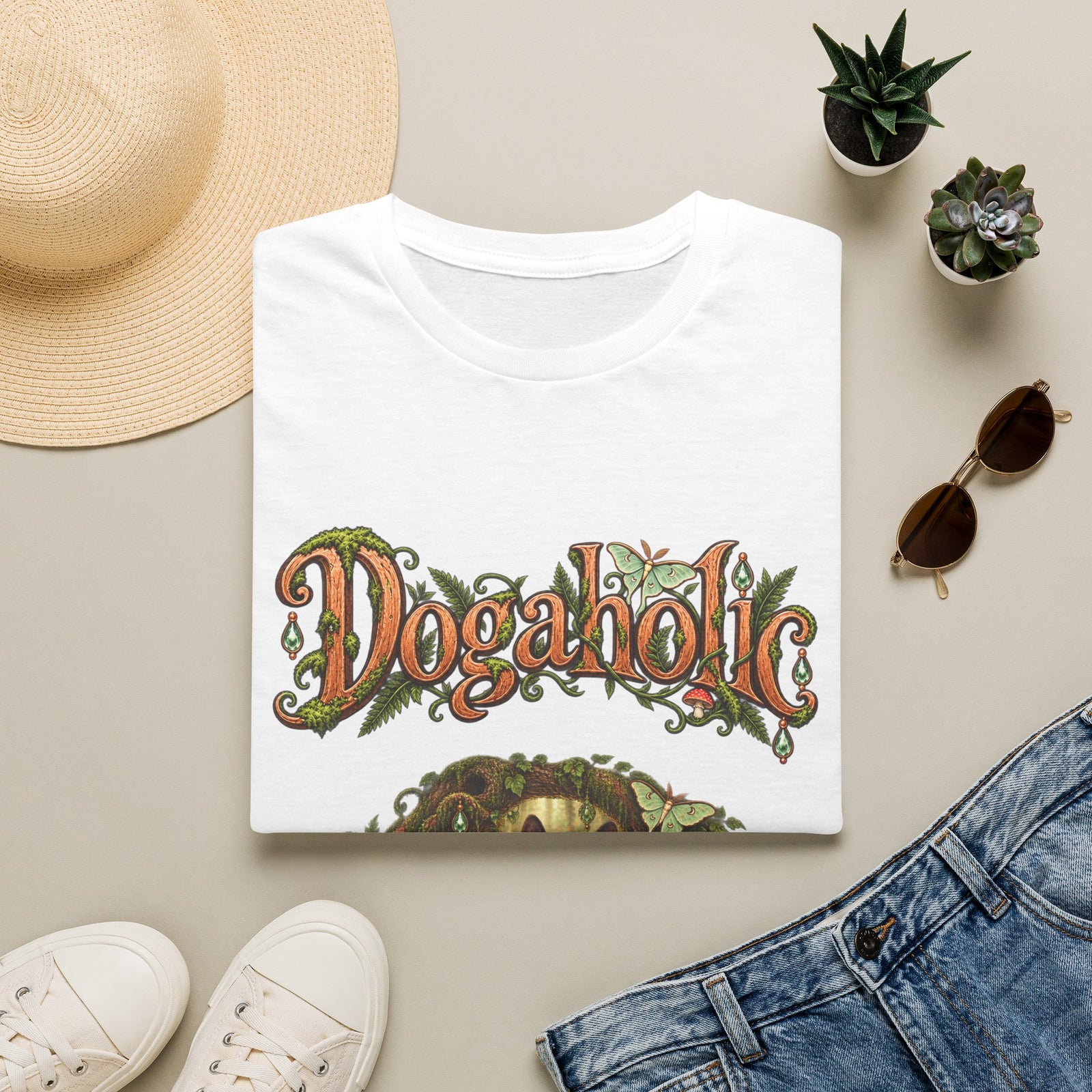 Personalized Graphic Tee – Dogaholic Enchanted Forest – Foto 14