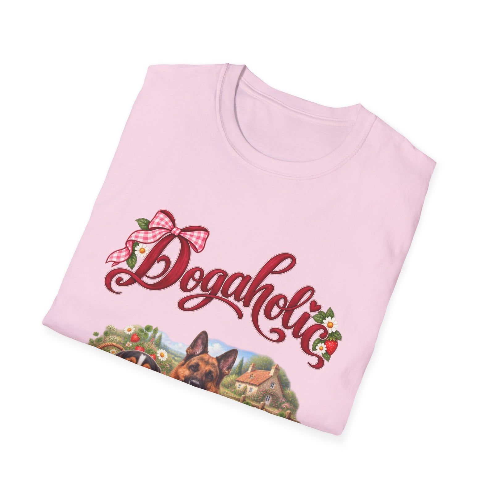 Personalized Graphic Tee – Dogaholic Strawberry Picnic – Foto 21