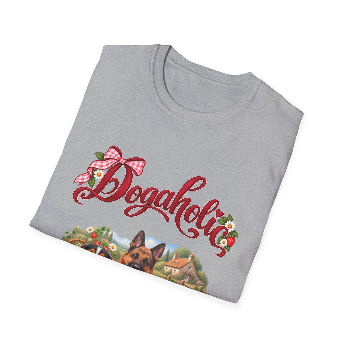 Personalized Graphic Tee – Dogaholic Strawberry Picnic – Foto 12