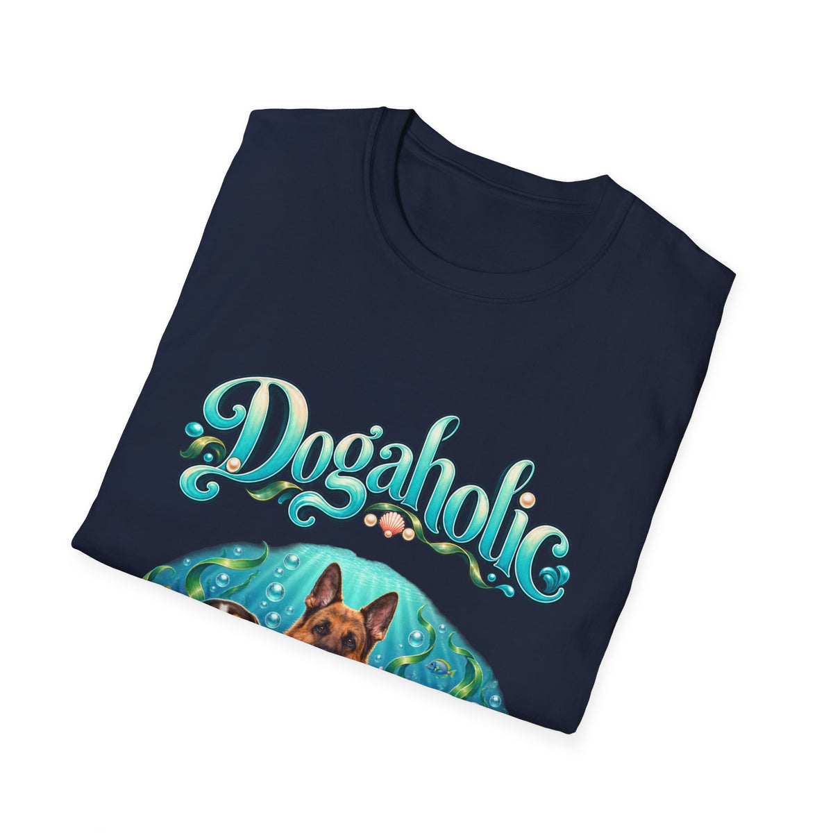 Personalized Graphic Tee – Dogaholic Mermaid Dogs – photo 6