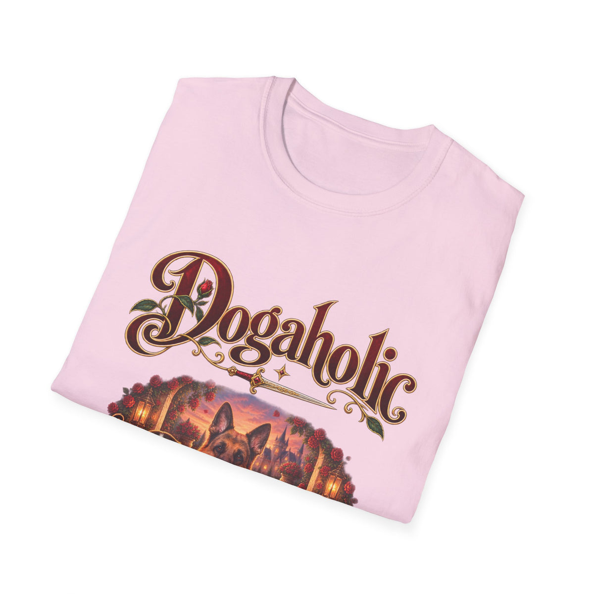 Personalized Graphic Tee – Dogaholic Rose Fantasy – photo 21