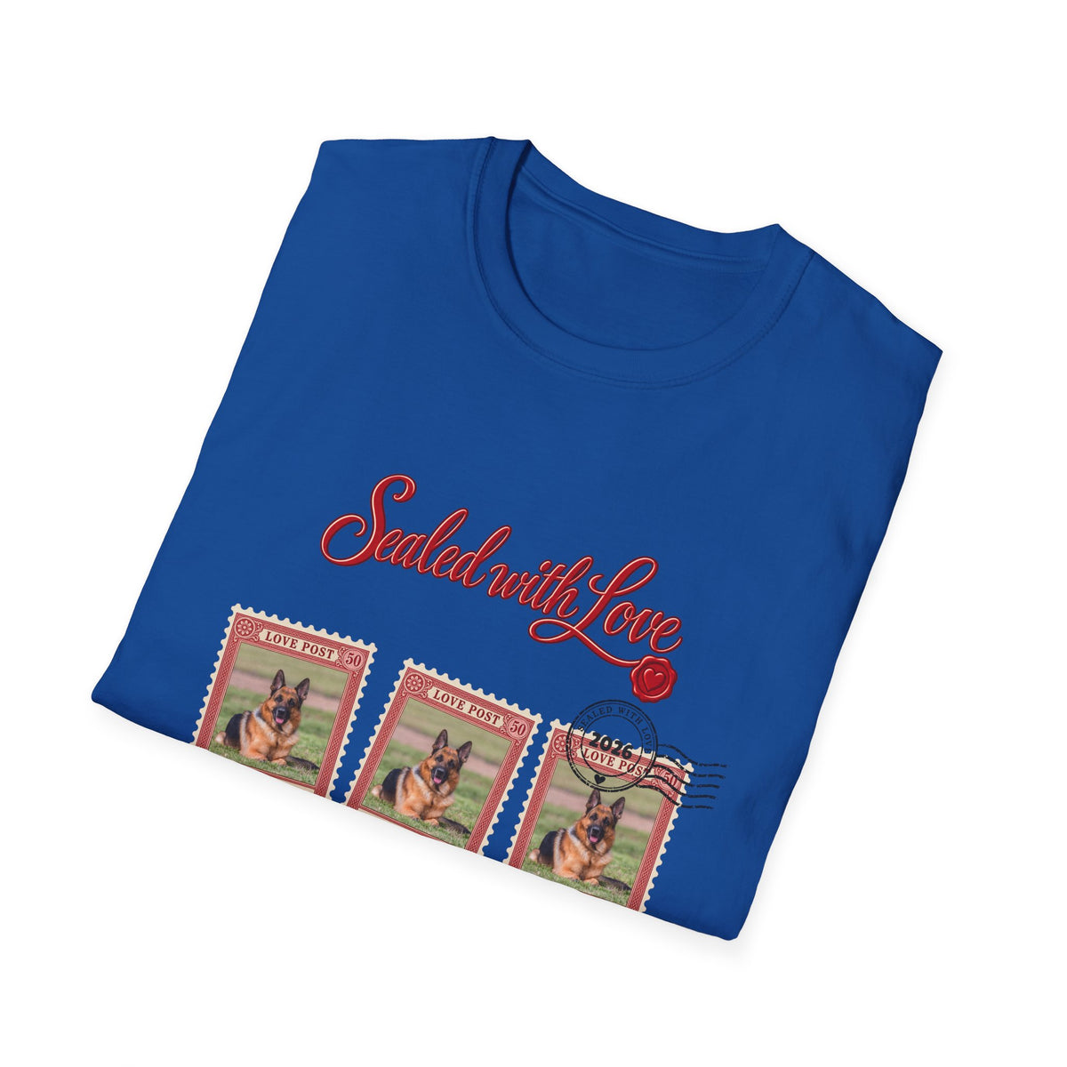 Personalized Graphic Tee – Sealed with Love Dog Stamps – photo 9
