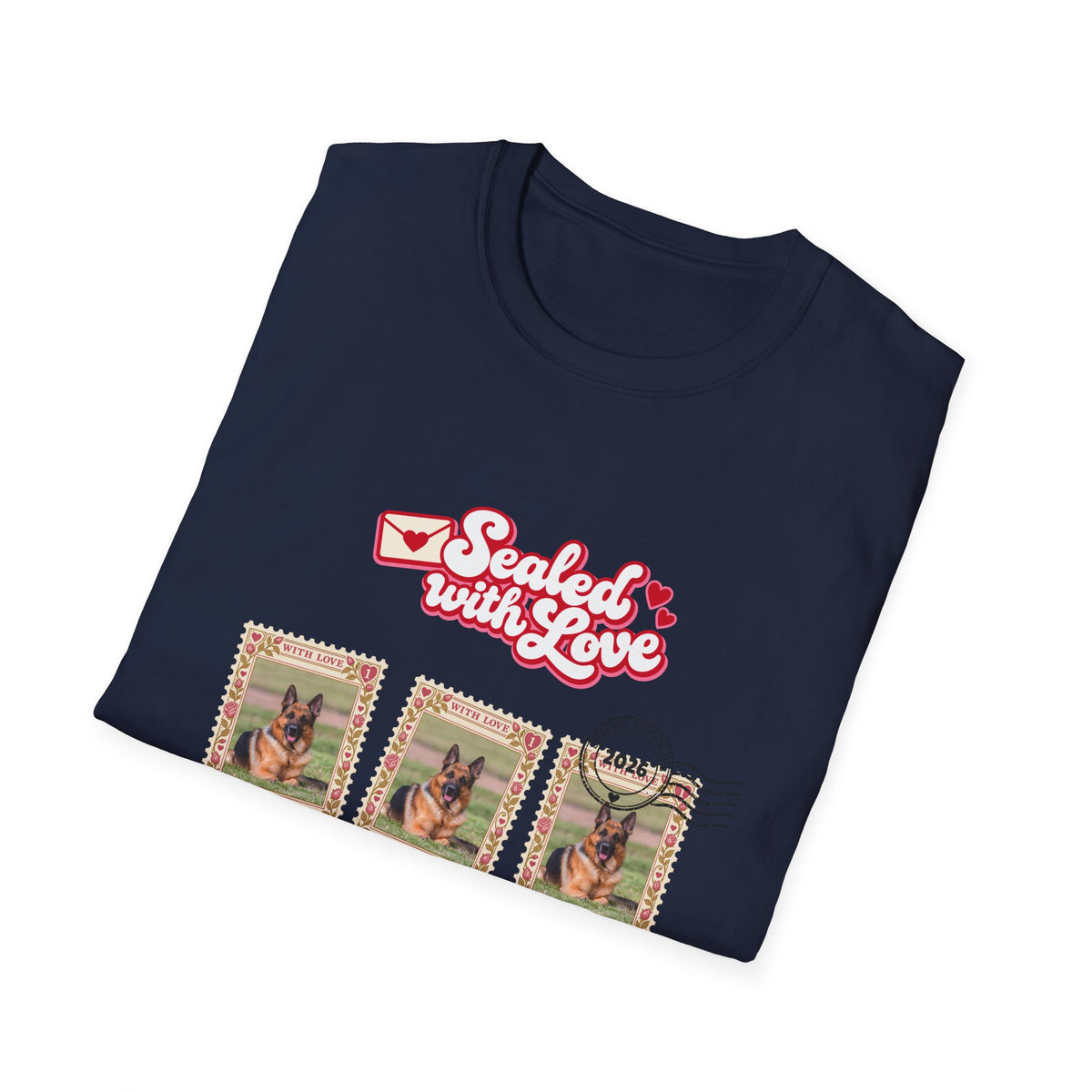 Personalized Graphic Tee – Sealed with Love Stamps – photo 6