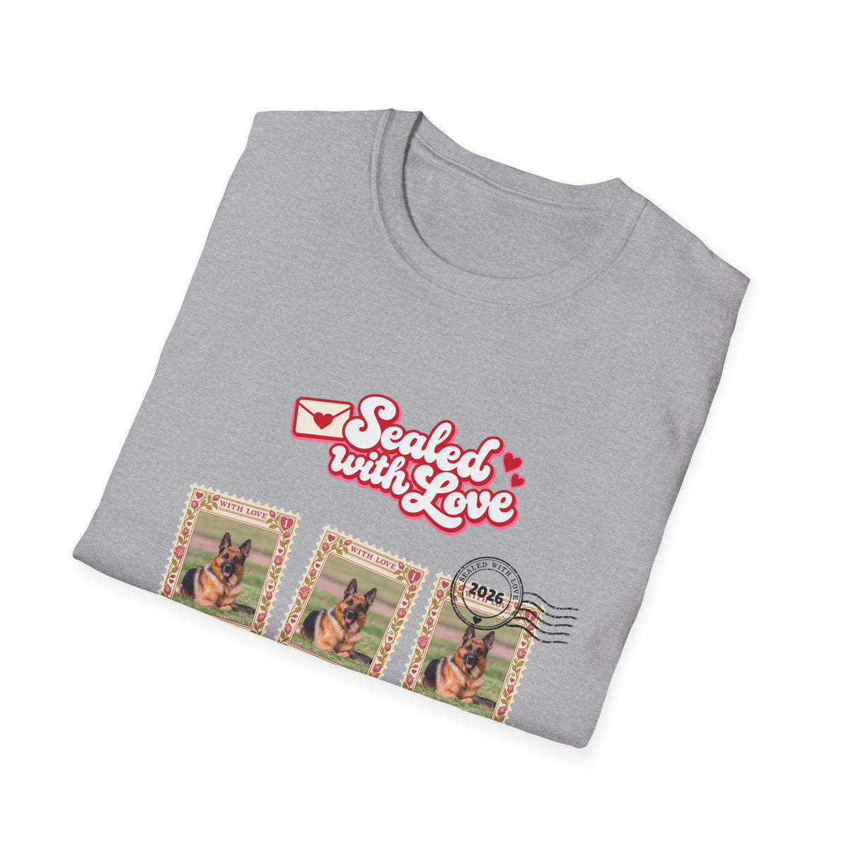 Personalized Graphic Tee – Sealed with Love Stamps – photo 12